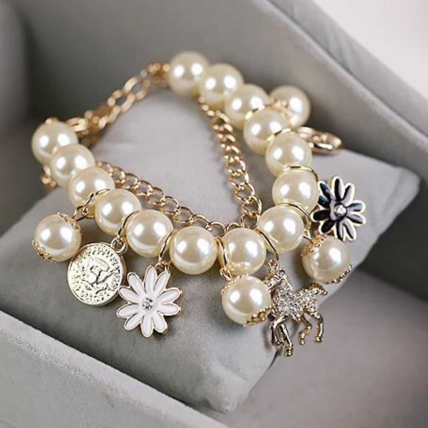 Pearl Flower Bracelet